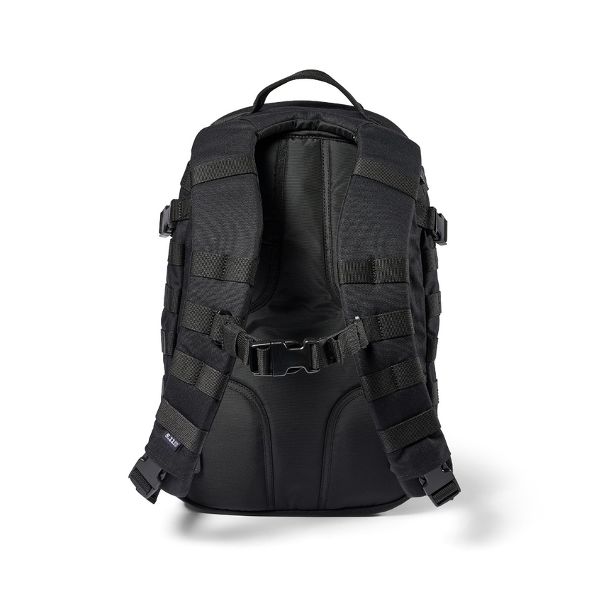 A back view of the backpack.