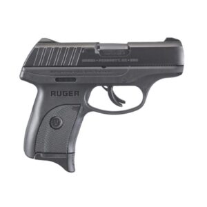 A ruger lcp pistol with the trigger removed.