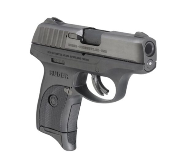 A black ruger lcp with the trigger removed.