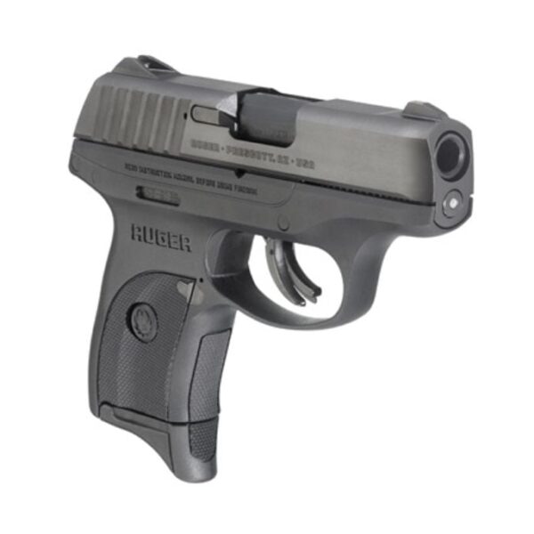 A black ruger lcp with the trigger removed.